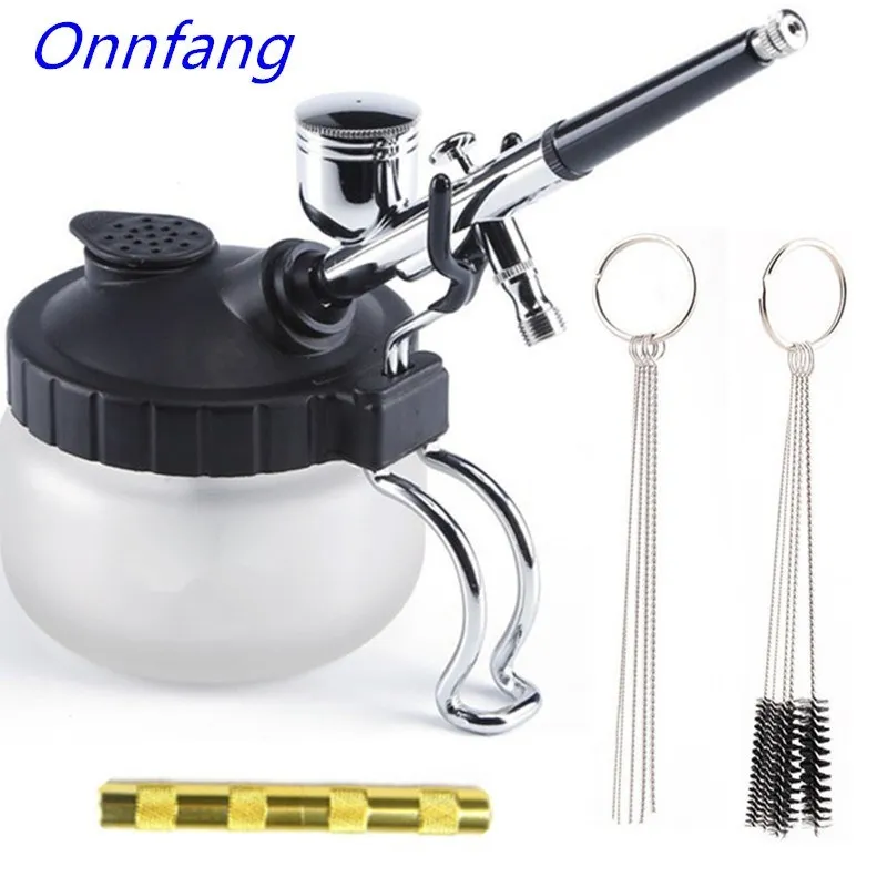 Airbrush Kit With Mini Compressor - Bình Bơm Phun Vệ Sinh Bình