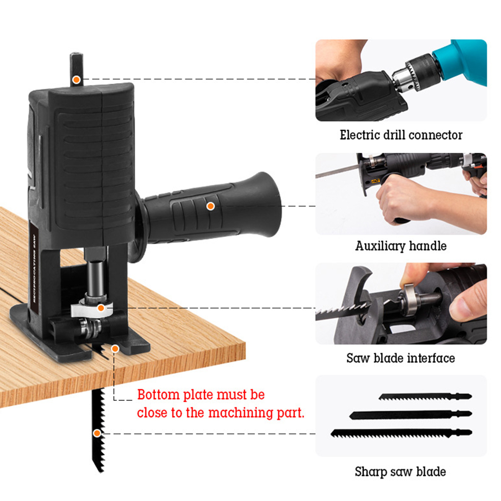 Portable Reciprocating Saw Ada - đánh giá và giá Reciprocating Saw Attachment Drill