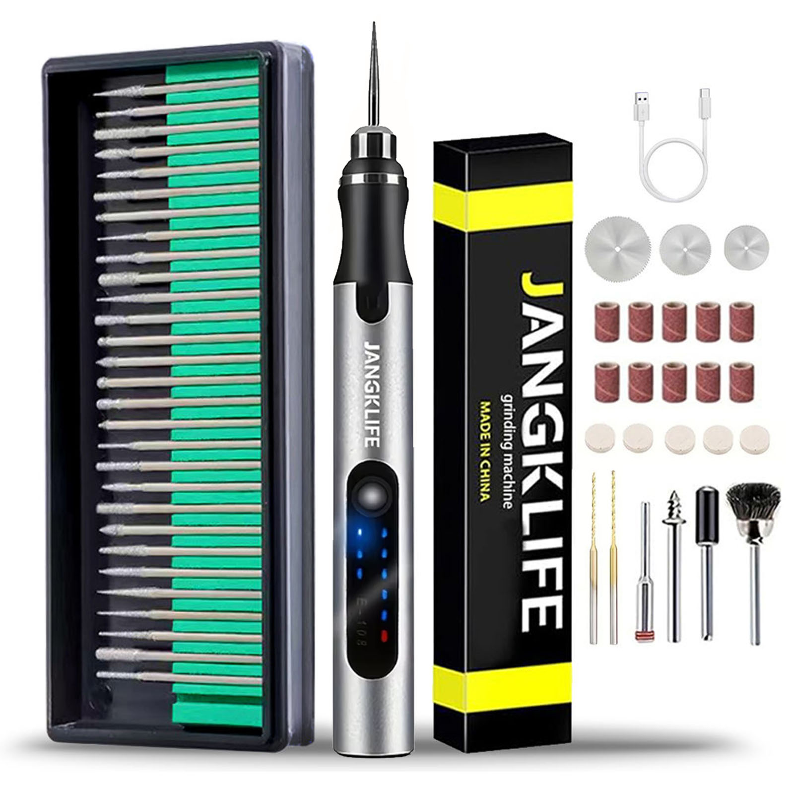 Usb không dây ROTARY Tool Kit  - đánh giá và giá Cordless Rotary Tool Kit Accessories