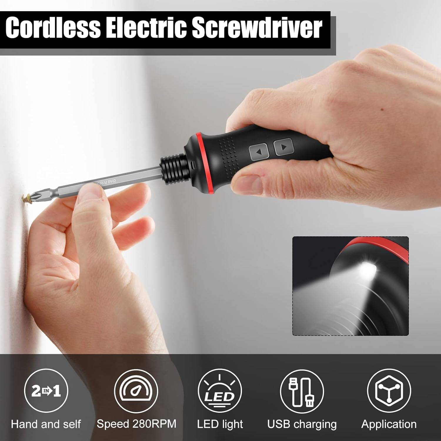 Rechargeable 3.7V Cordless Scr - đánh giá và giá Electric Screwdriver Rechargeable Usb