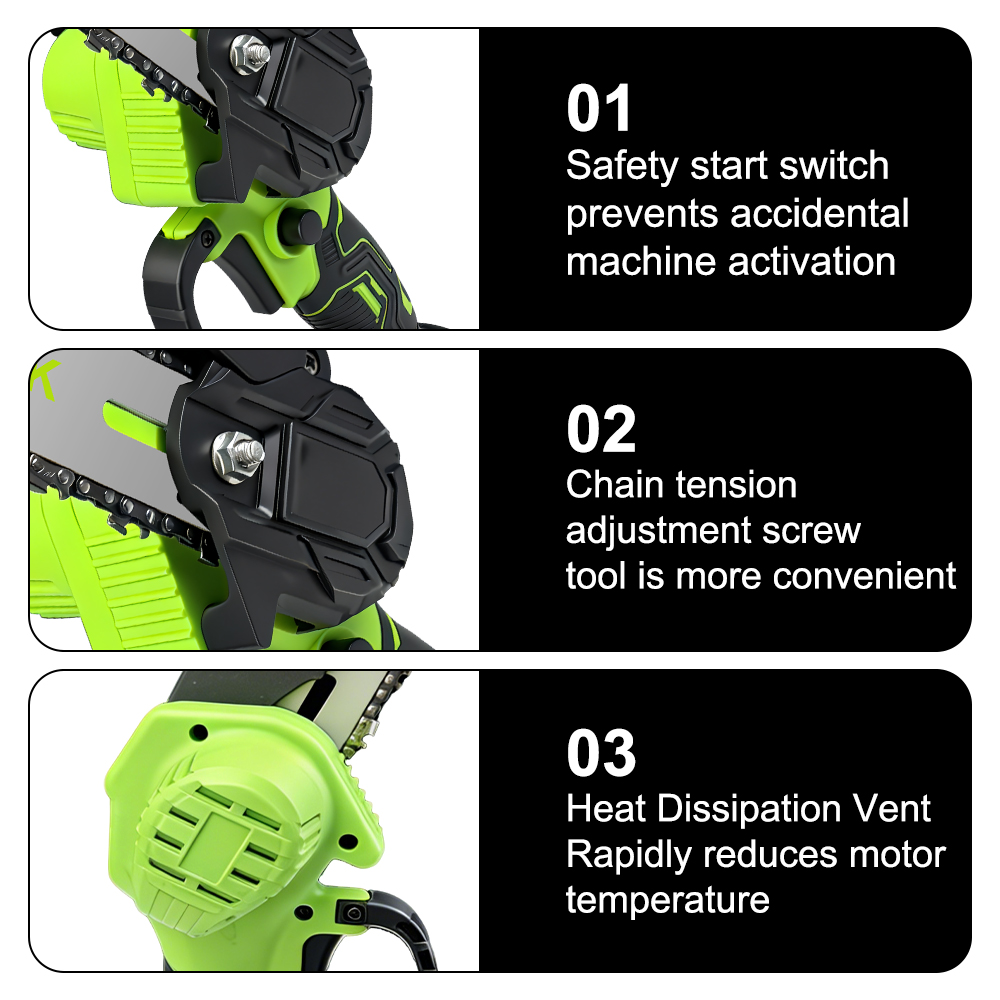 Portable 6 Inch Mini Electric  - đánh giá và giá Mini Electric Chainsaw 6 Inch