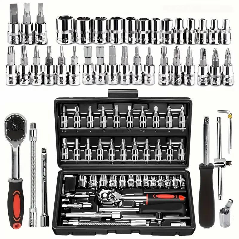 46Pcs Metric Socket Wrench Set - đánh giá và giá Hardware