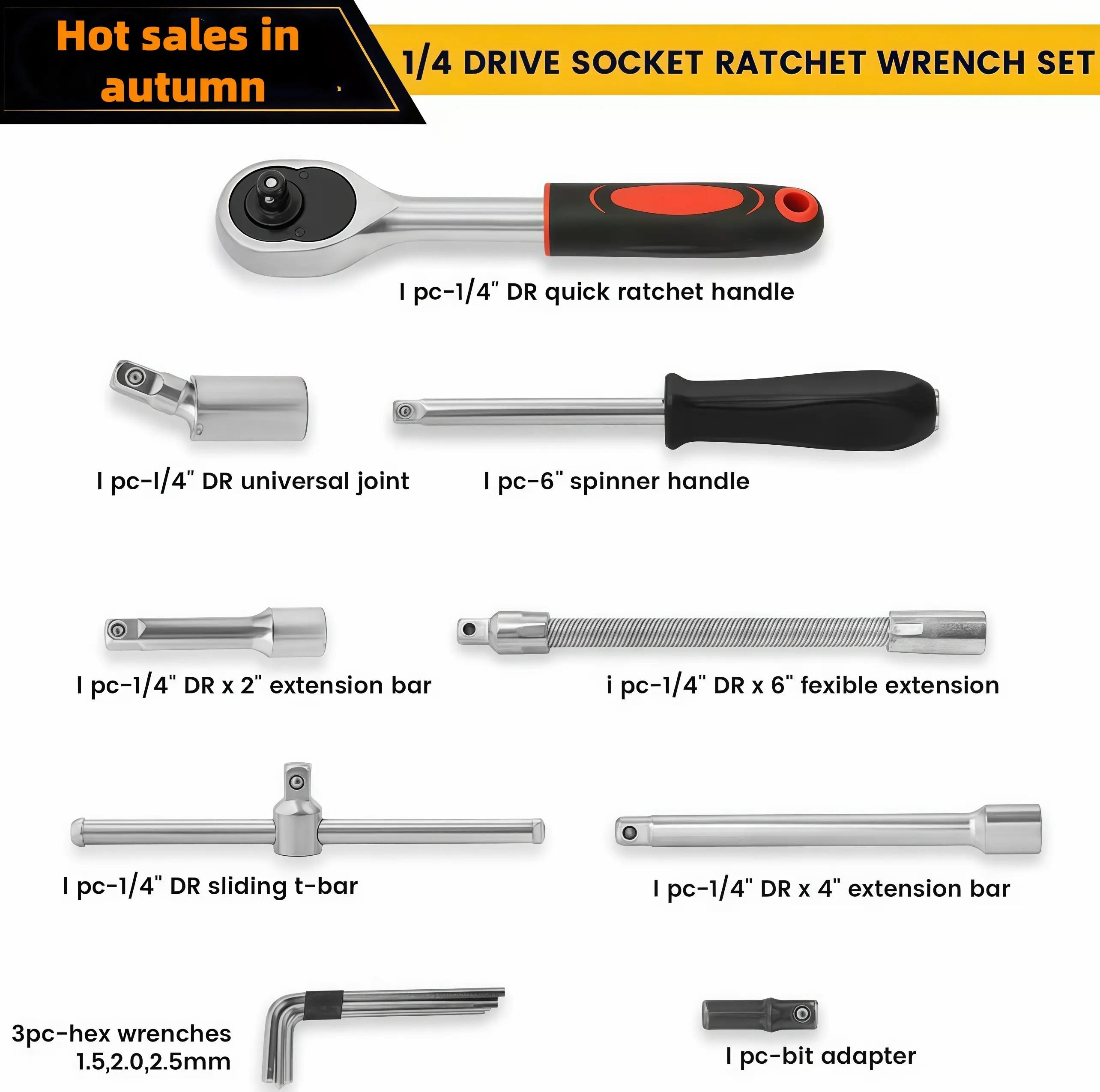 46Pcs Metric Socket Wrench Set - đánh giá và giá Hardware