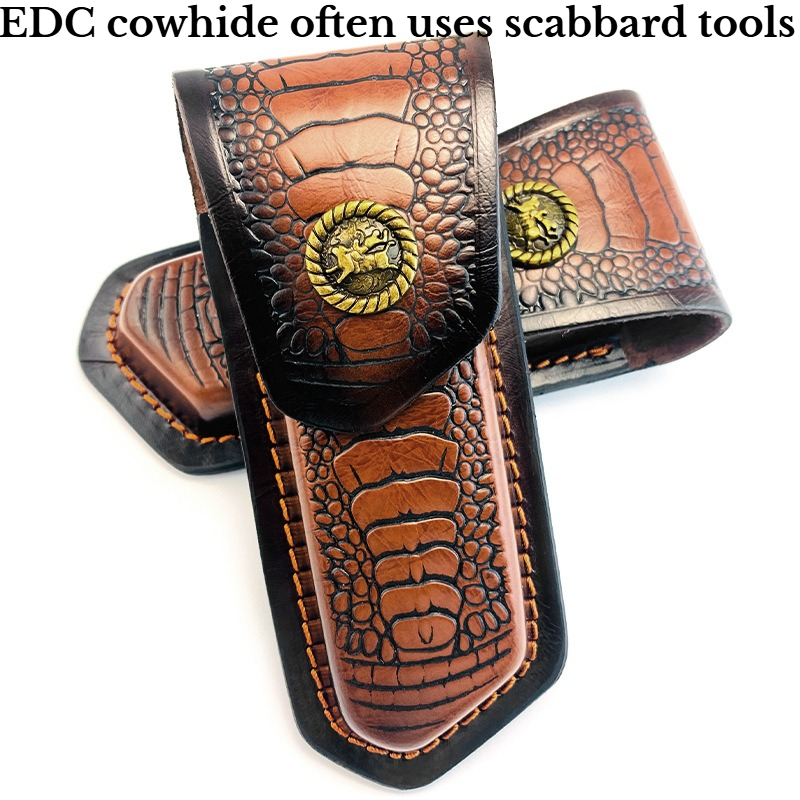 Folding Cowhide Knife Cover Un - đánh giá và giá Hand Tools