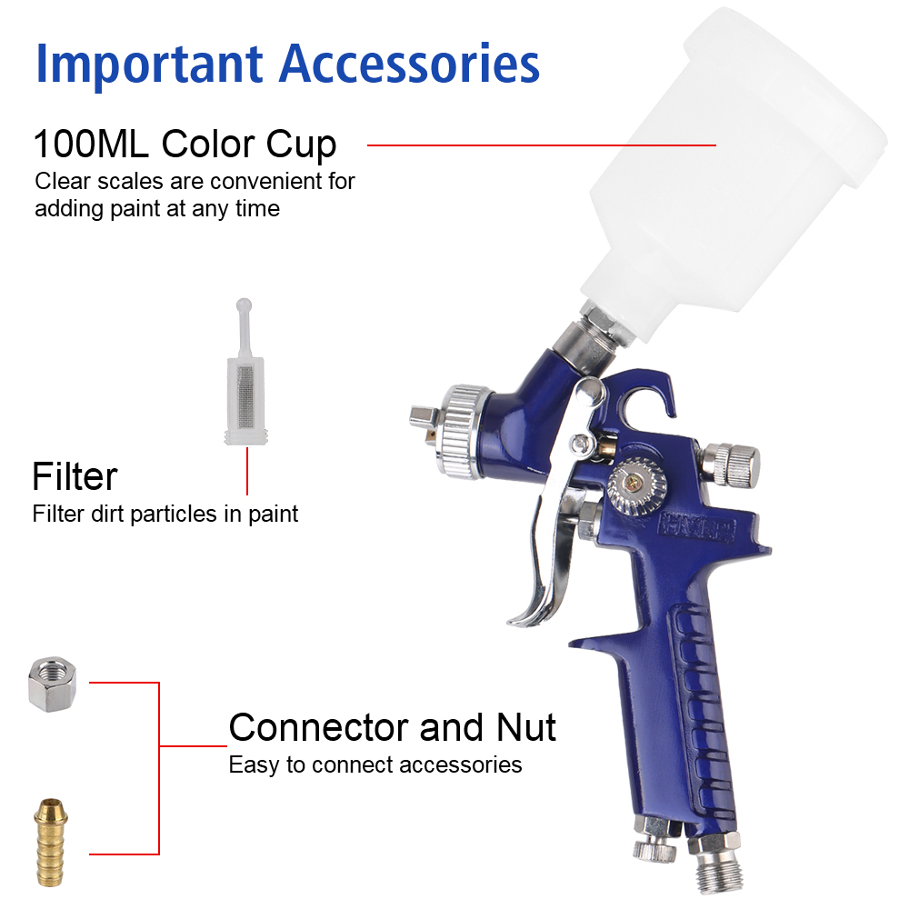 Mini Air Paint Spray Guns Mini - đánh giá và giá Airbrush Kit With Mini Compressor