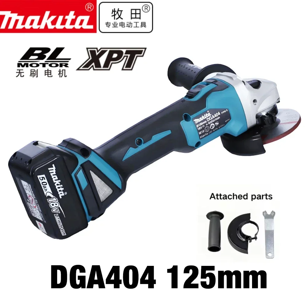 Makita DGA404 125mm Brushless  - đánh giá và giá Brushless Angle Grinder Battery Powered