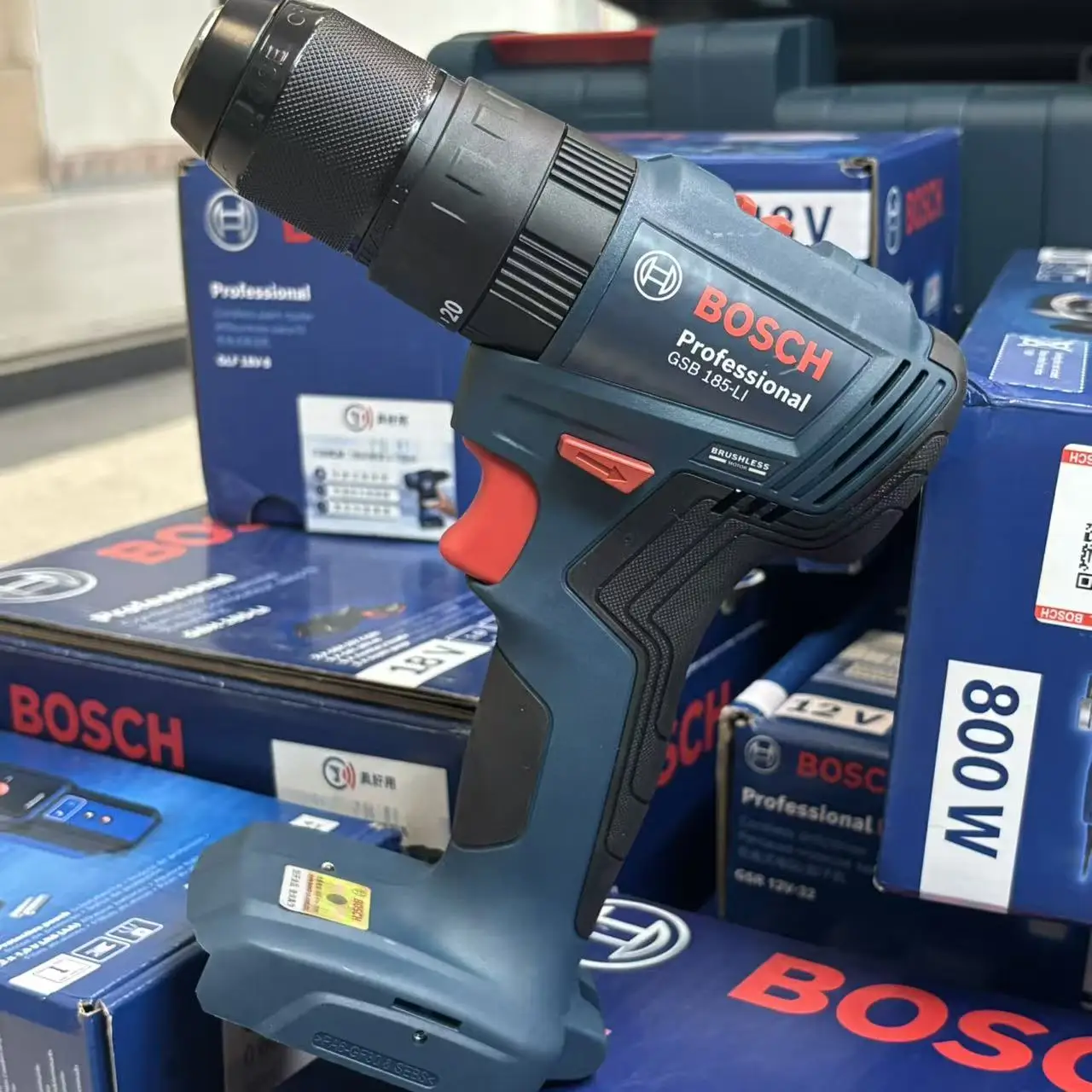 BOSCH GSB 185-LI Brushless Cor - đánh giá và giá Brushless Cordless Electric Drill 18V