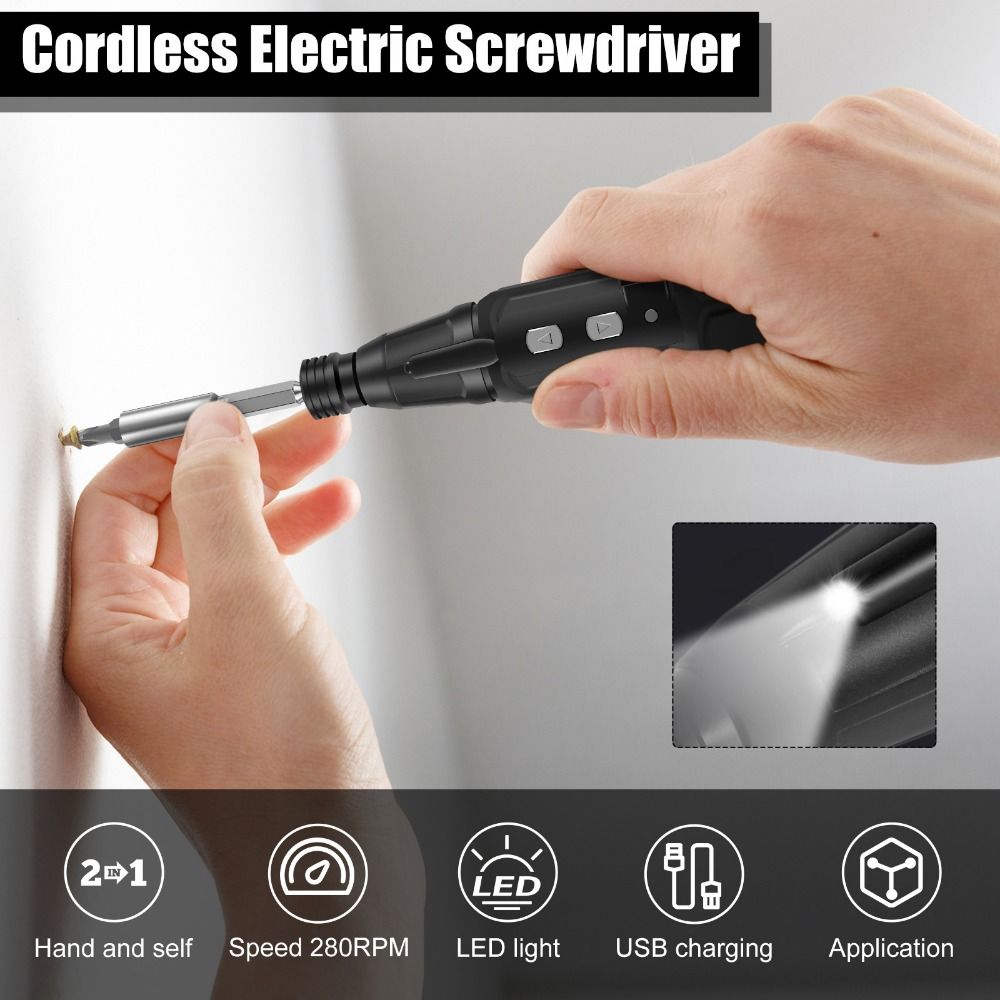 3.6V Electric Screwdriver with - đánh giá và giá Electric Screwdriver Rechargeable Usb