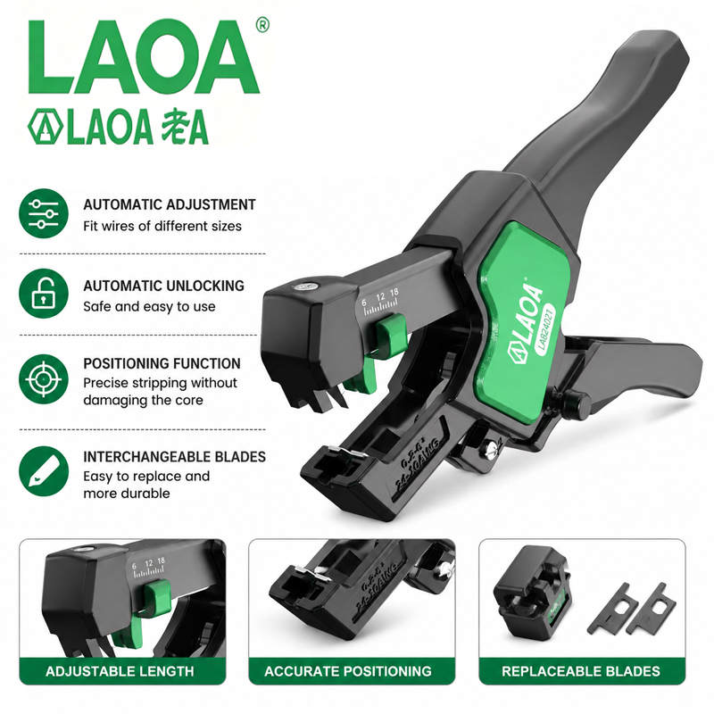 LAOA LA824021 Automatic Wire S - đánh giá và giá Automatic Wire Stripper Cutter
