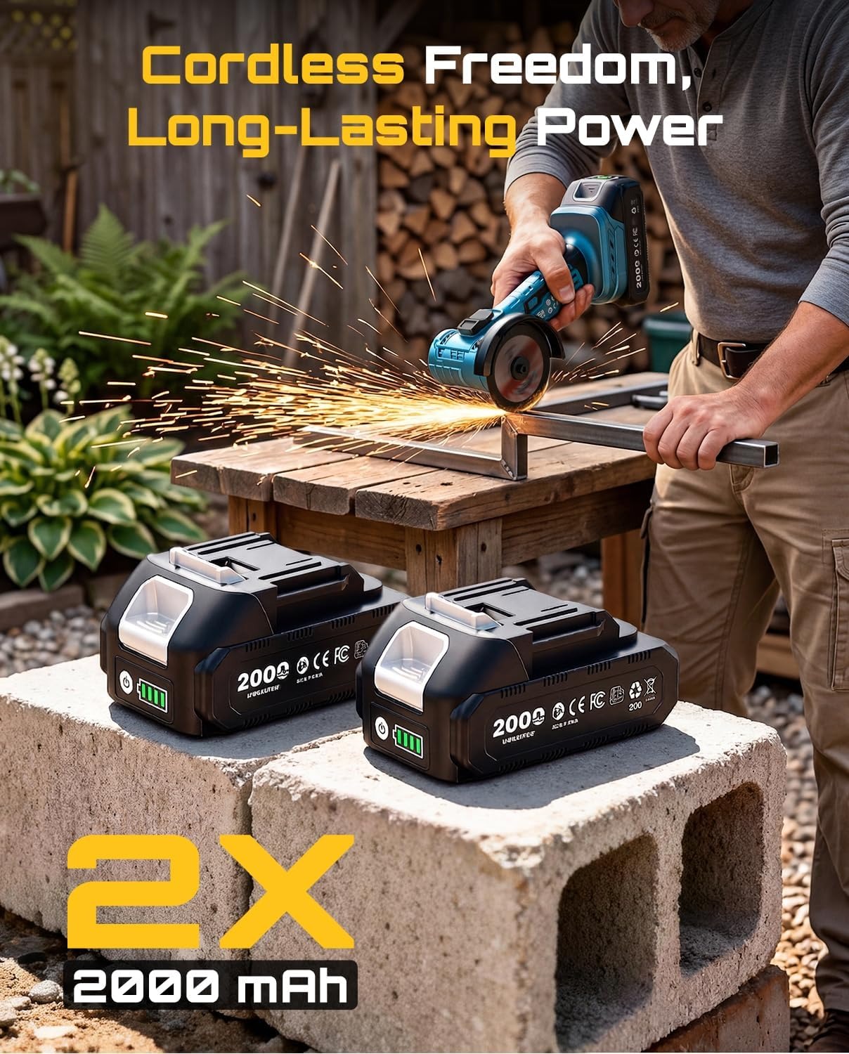 SEESII Cordless Mini Angle Gri - đánh giá và giá Brushless Angle Grinder Battery Powered