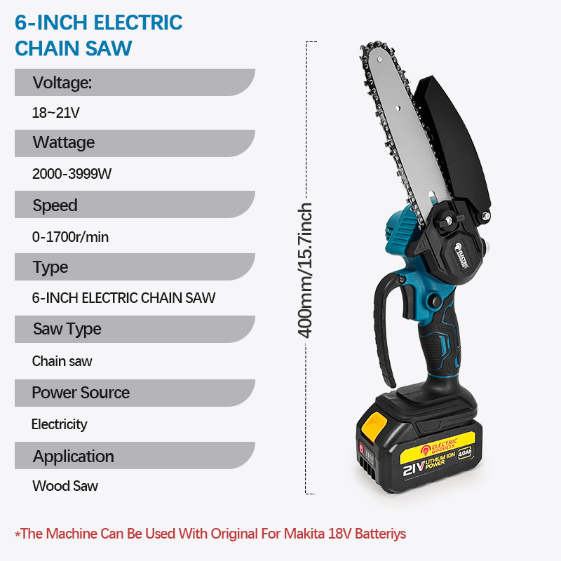1700RPM 6 Inch Mini Cordless E - đánh giá và giá Mini Electric Chainsaw 6 Inch