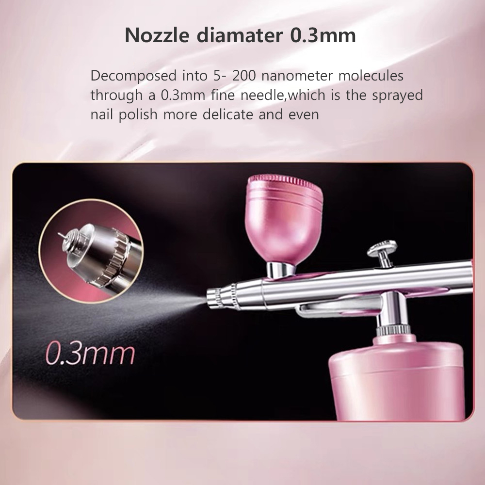 Pro Grade Airbrush Gun Head wi - đánh giá và giá Airbrush Kit With Mini Compressor