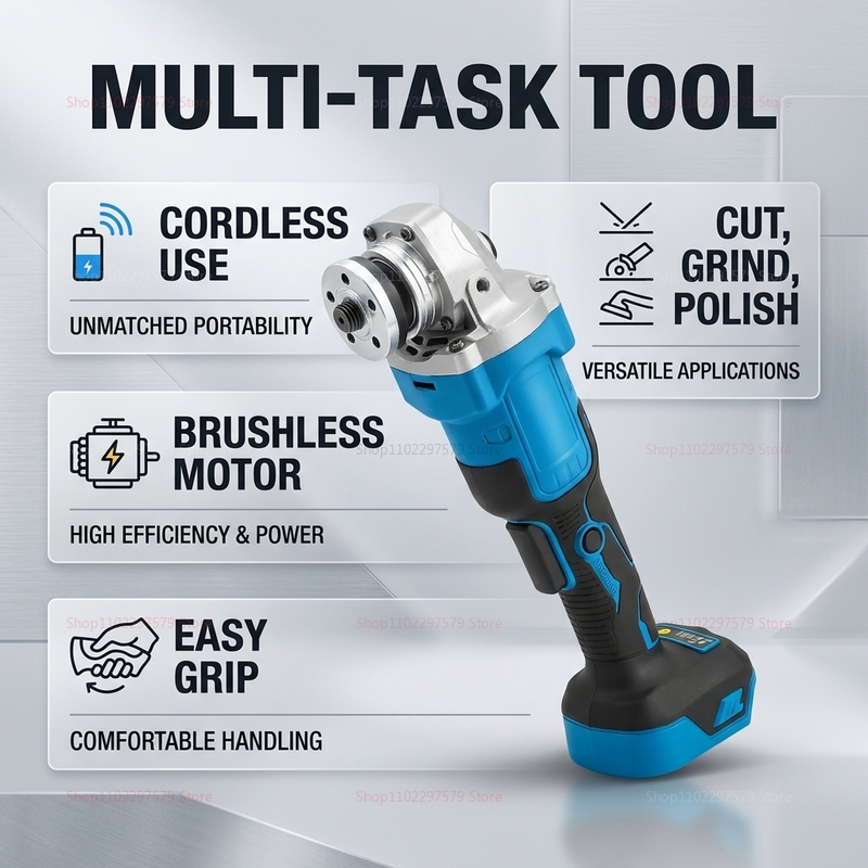 Cordless Brushless Angle Grind - đánh giá và giá Brushless Angle Grinder Battery Powered