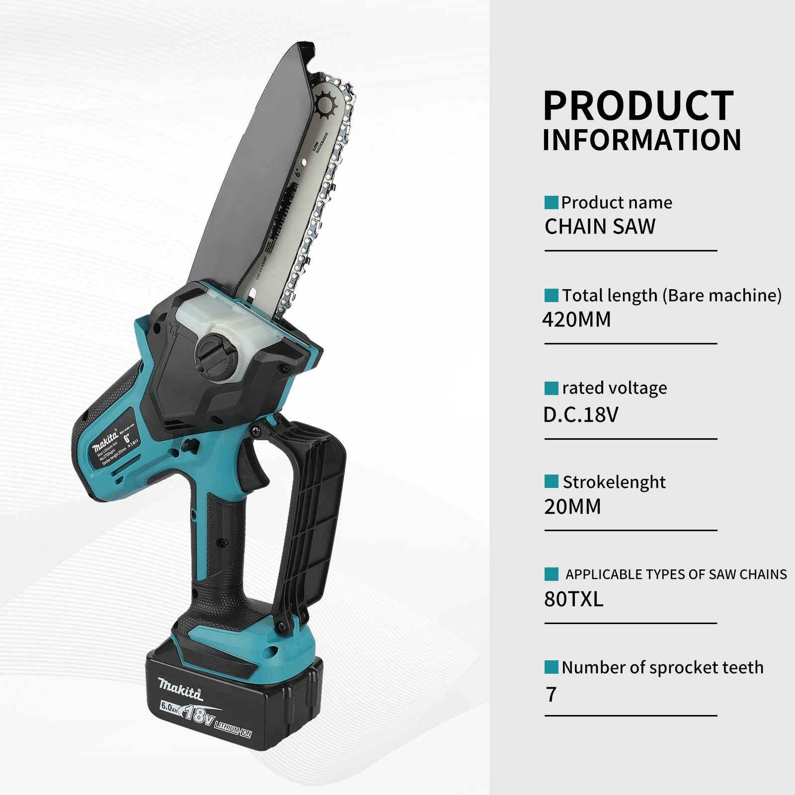 Cordless Chainsaw for Woodwork - đánh giá và giá Mini Electric Chainsaw 6 Inch
