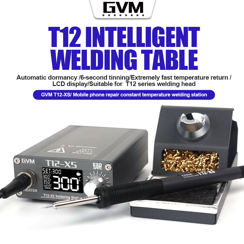 GVM T12-XS Màn Hình Hiển Thị K - đánh giá và giá Digital Soldering Station T12