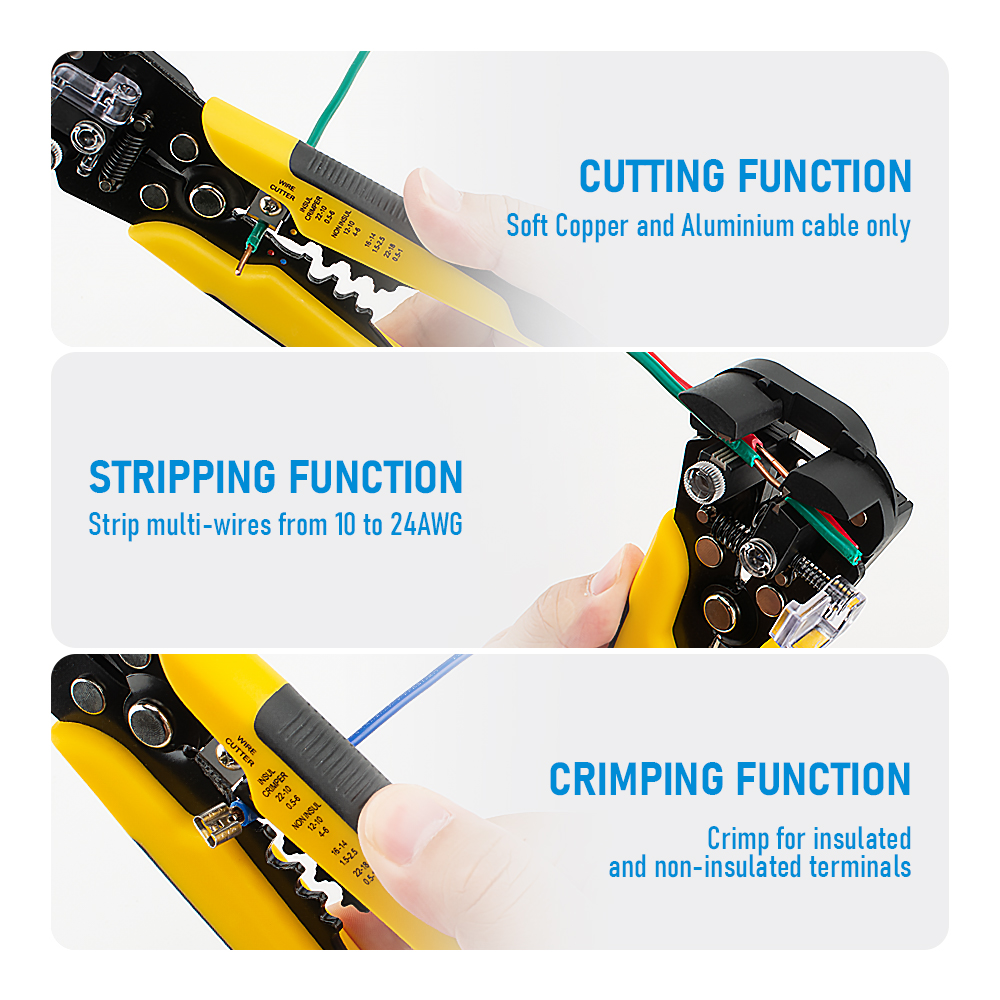 Multifunctional Hand Tool Elec - đánh giá và giá Automatic Wire Stripper Cutter