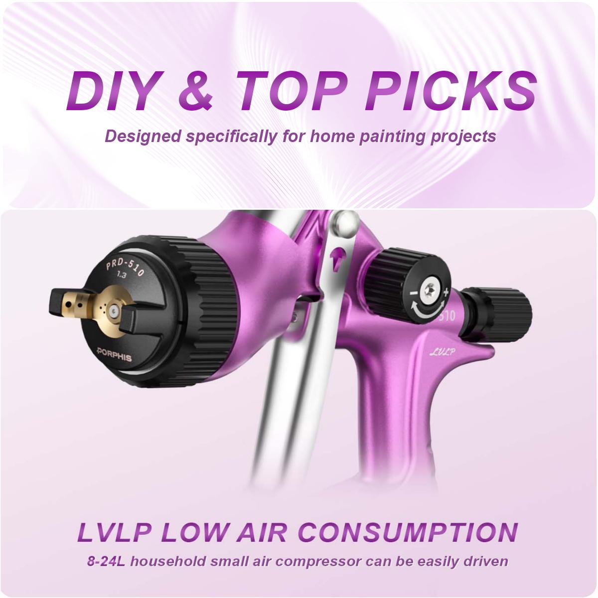 Original PORPHIS PRD-510 Paint - đánh giá và giá Airbrush Kit With Mini Compressor