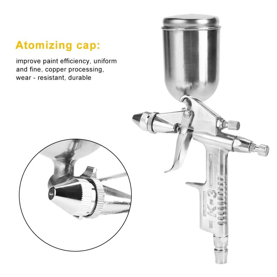 125ml Mini Spray Gun 0.5mm Noz - đánh giá và giá Airbrush Kit With Mini Compressor