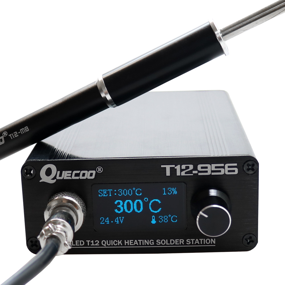 QUECOO T12-956 Soldering Digit - đánh giá và giá Digital Soldering Station T12