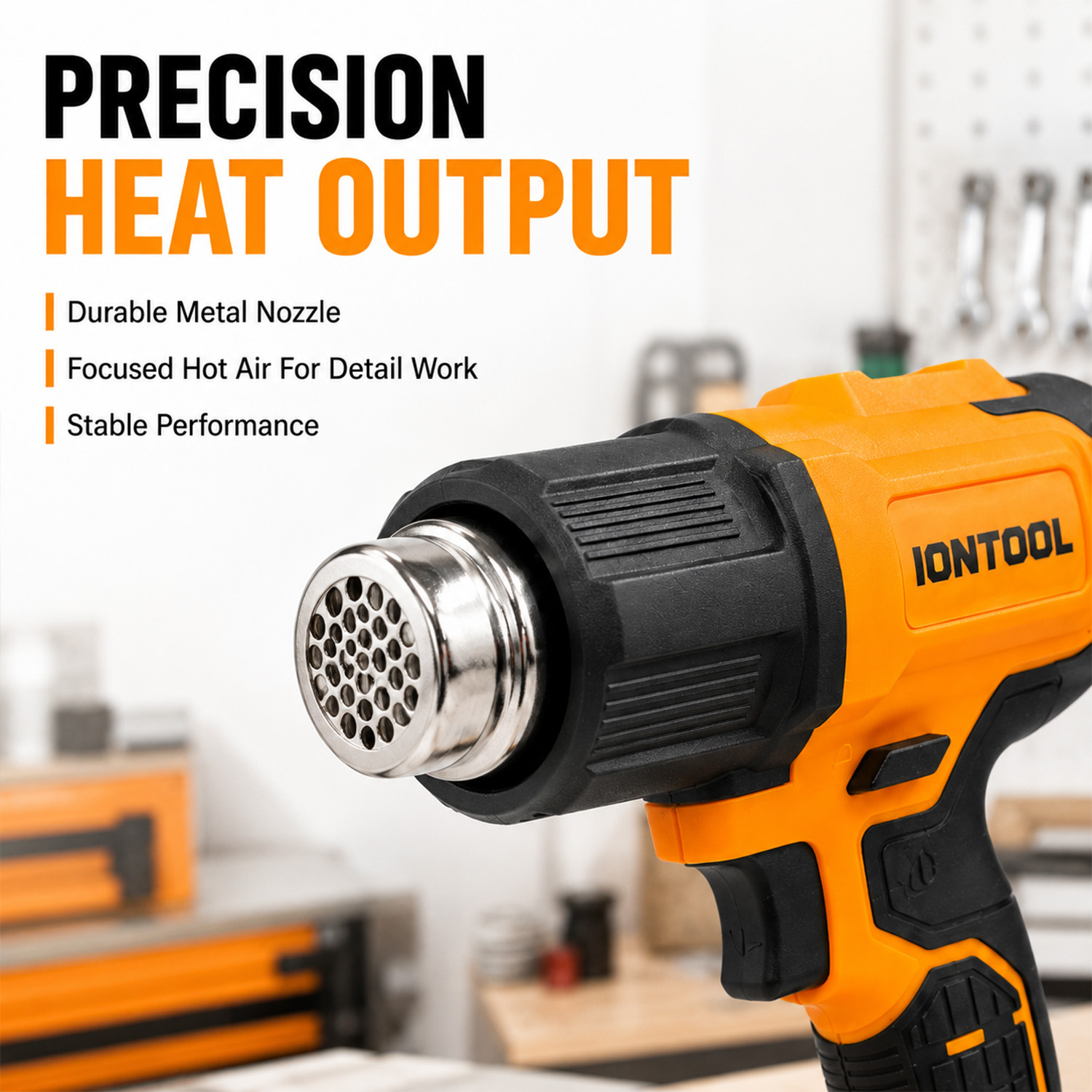 IONTOOL Cordless Heat Gun 550℃ - đánh giá và giá Cordless Heat Gun For Shrink Tubing