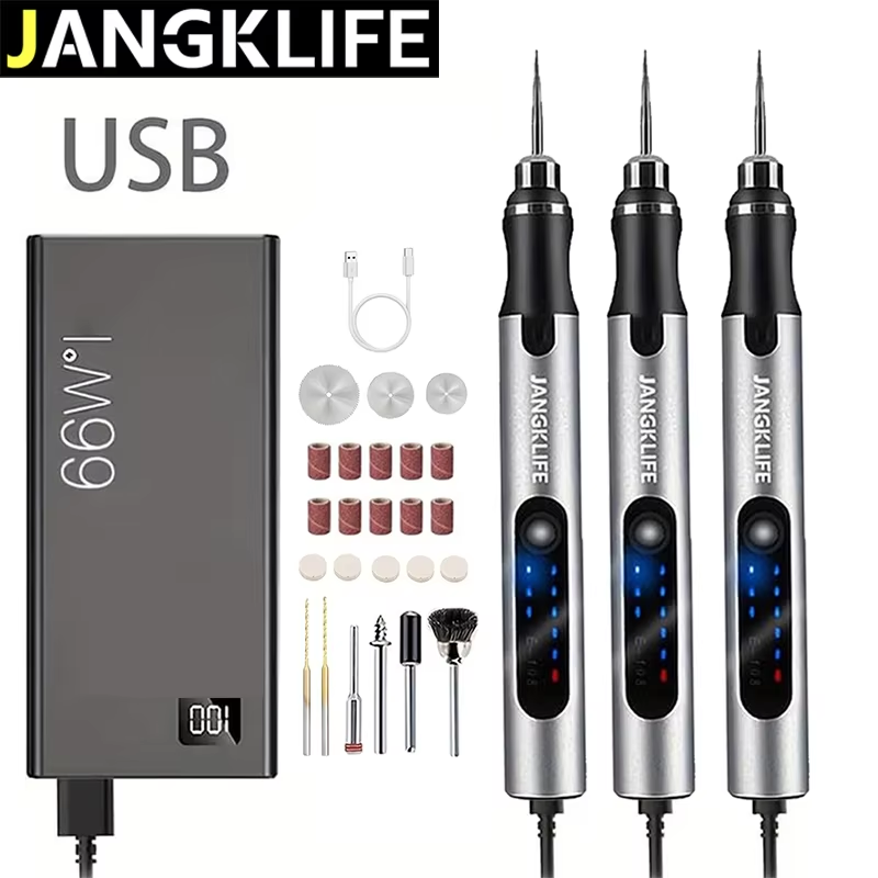 JANGKLIFE USB Rechargeable Rot - đánh giá và giá Cordless Rotary Tool Kit Accessories
