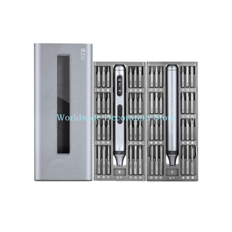 Q39b 50 in 1 Bộ tuốc nơ vít đi - đánh giá và giá Electric Screwdriver Rechargeable Usb